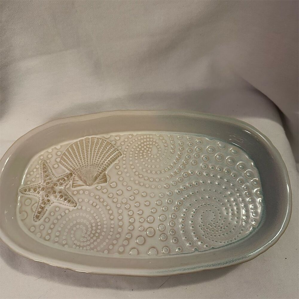 Ombre Oval Plat Starfish Shell Design